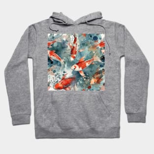 Koi fish in the pond. Hoodie